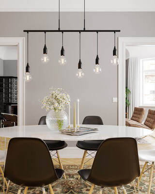 Skyline taklampa svart
