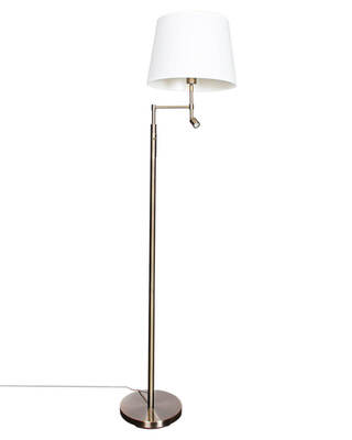 Orlando gulvlampe antikk/beige