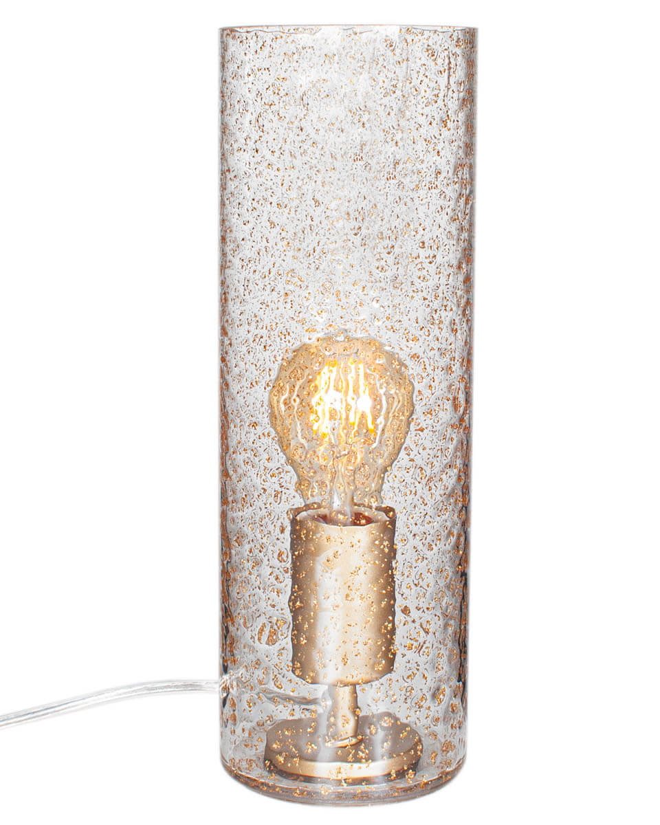 Golden bordslampa H40 cm guld
