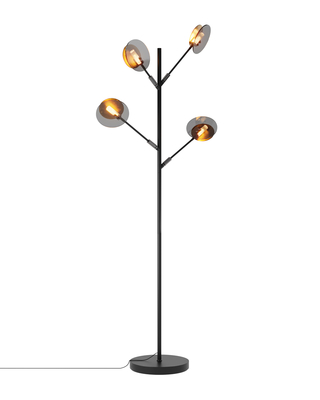 Turno golvlampa svart