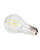Filament dekorationslampa LED dimbar E27 4W Ø60mm klar