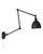 Bazar vegglampe L: l61.5-122.cm sort
