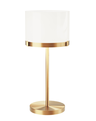 Marcel Table lamp H55 cm brass/white