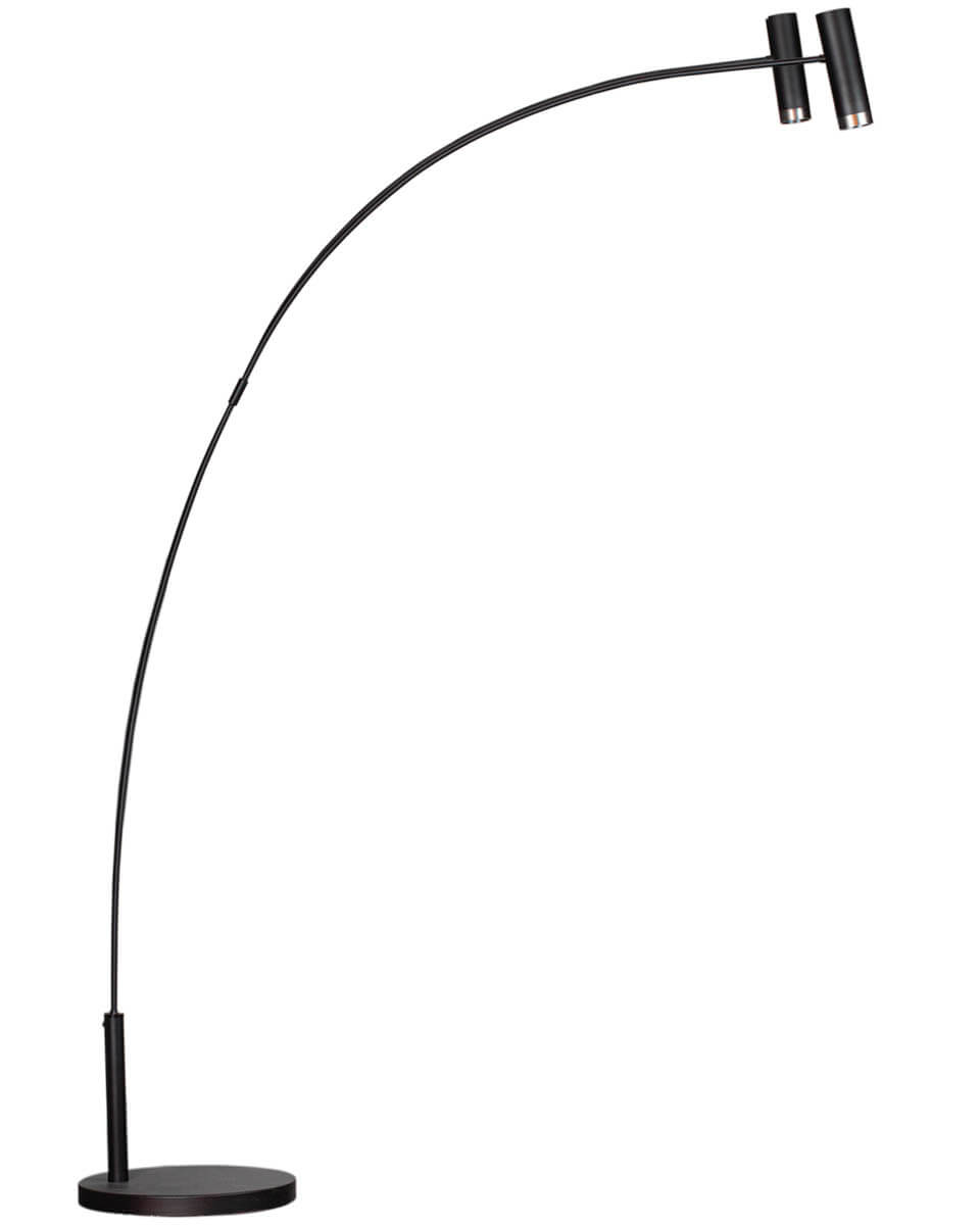 Puls golvlampa 2-låg svart matt