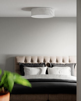 Vita plafond Ø60 cm vit