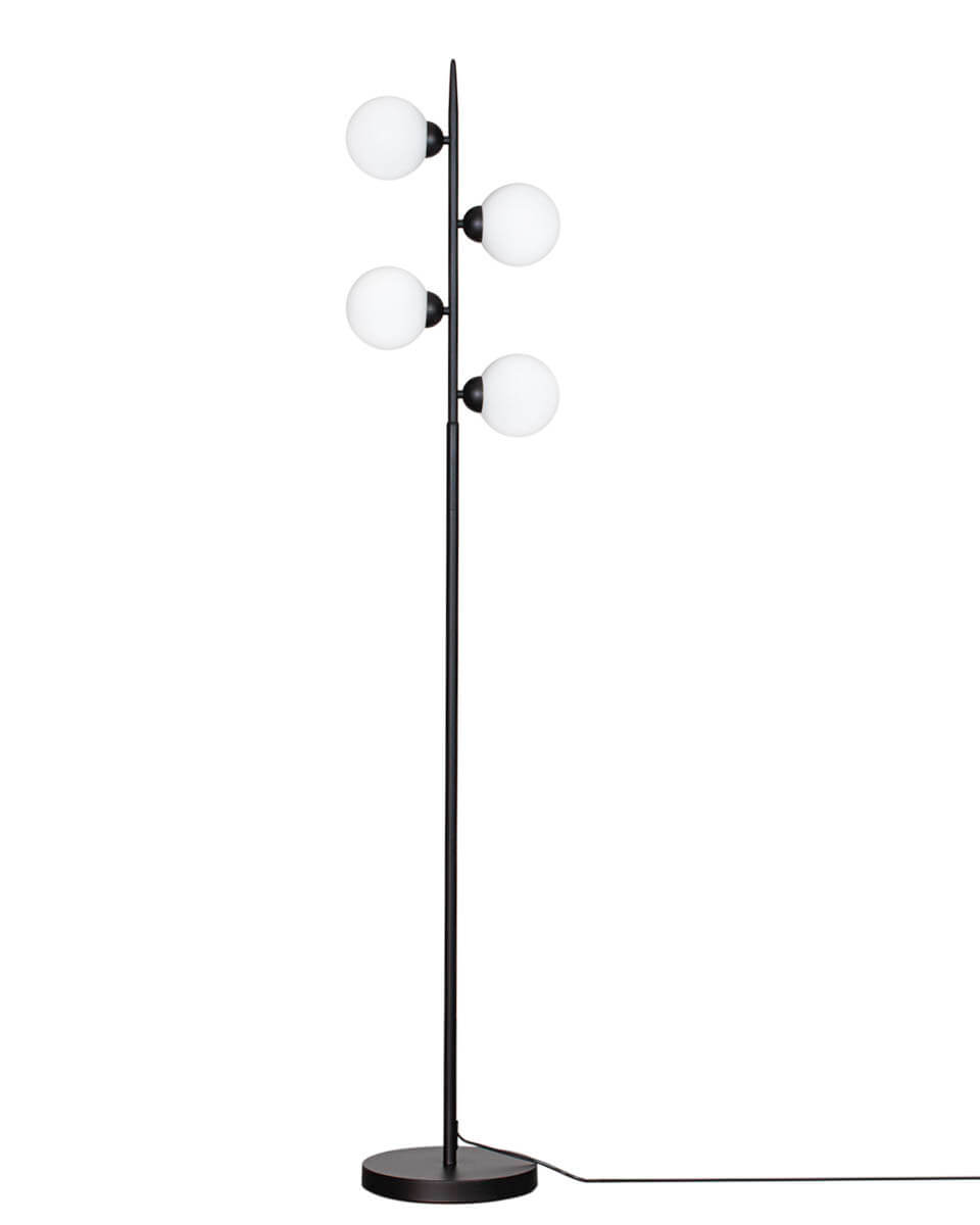 Punto golvlampa svart