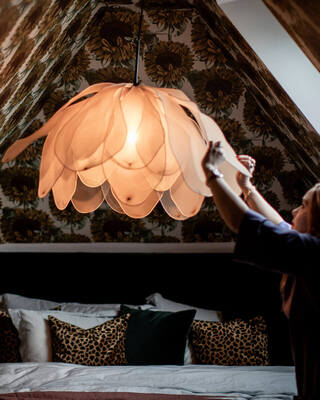 Lou Lou Pendelleuchte Ø80 cm Natur