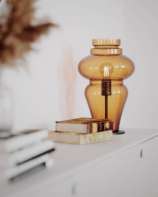Dolores bordslampe cognac