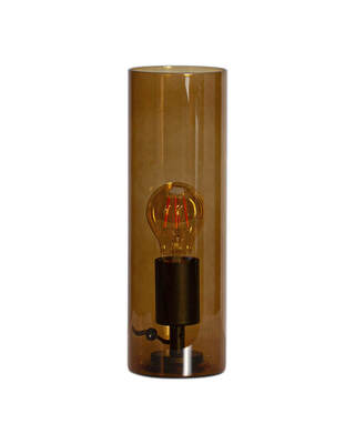 Flake Table lamp H30 cm cognac