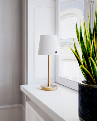 Lumi bordslampa H48,5 cm guld/vit