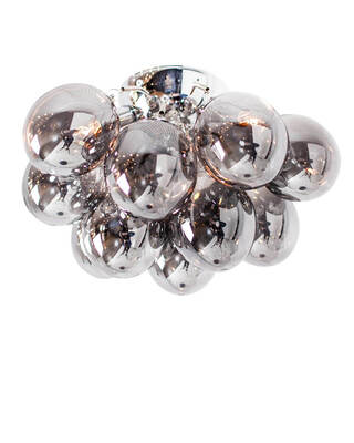 Gross plafond Ø30 cm rökgrå