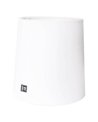 Skärm Solid Ø18 cm vit