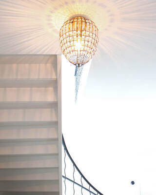 Amadeus plafond Ø30 cm antik