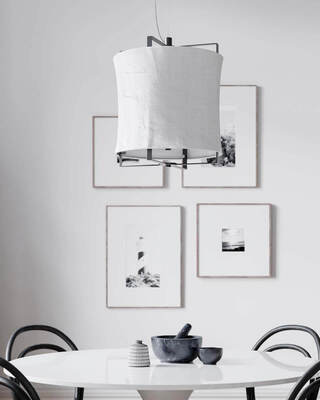 Softy taklampa Ø35 cm vit