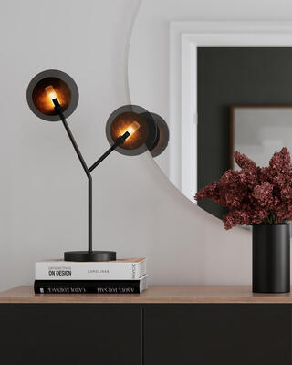 Turno bordslampa matt svart
