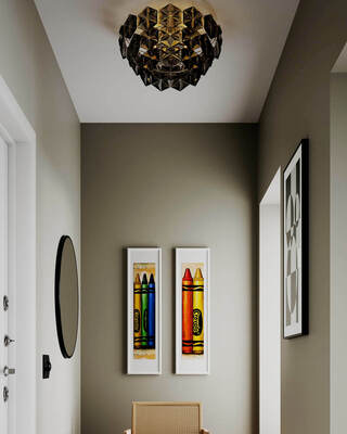 Monarque plafond svart