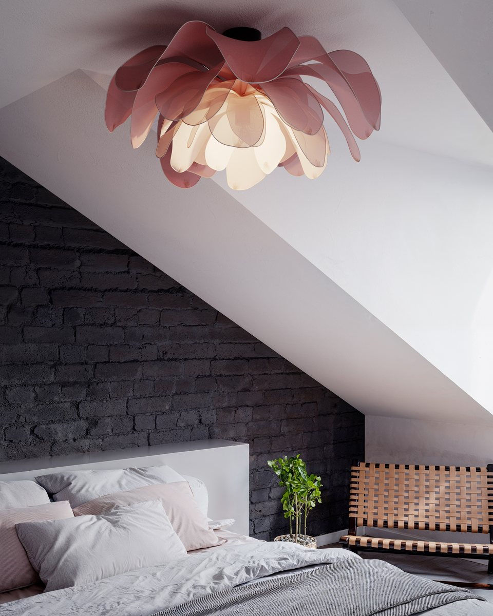 Buy ceiling light Lou Lou Ø80 pink online – fast delivery | By Rydéns