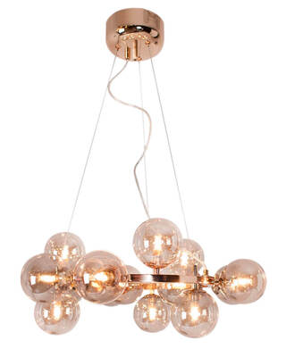 Splendor taklampa Ø58 cm amber