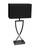 Omega bordslampa H52 cm svartkrom/svart