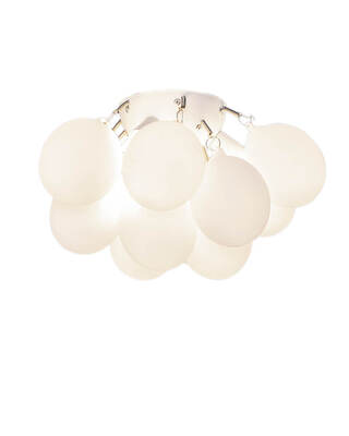 Gross plafond Ø30 cm vit matt