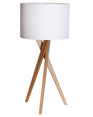 Vega bordslampa H55 cm ek/vit