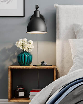 Bazar mini vegglampe sandsort