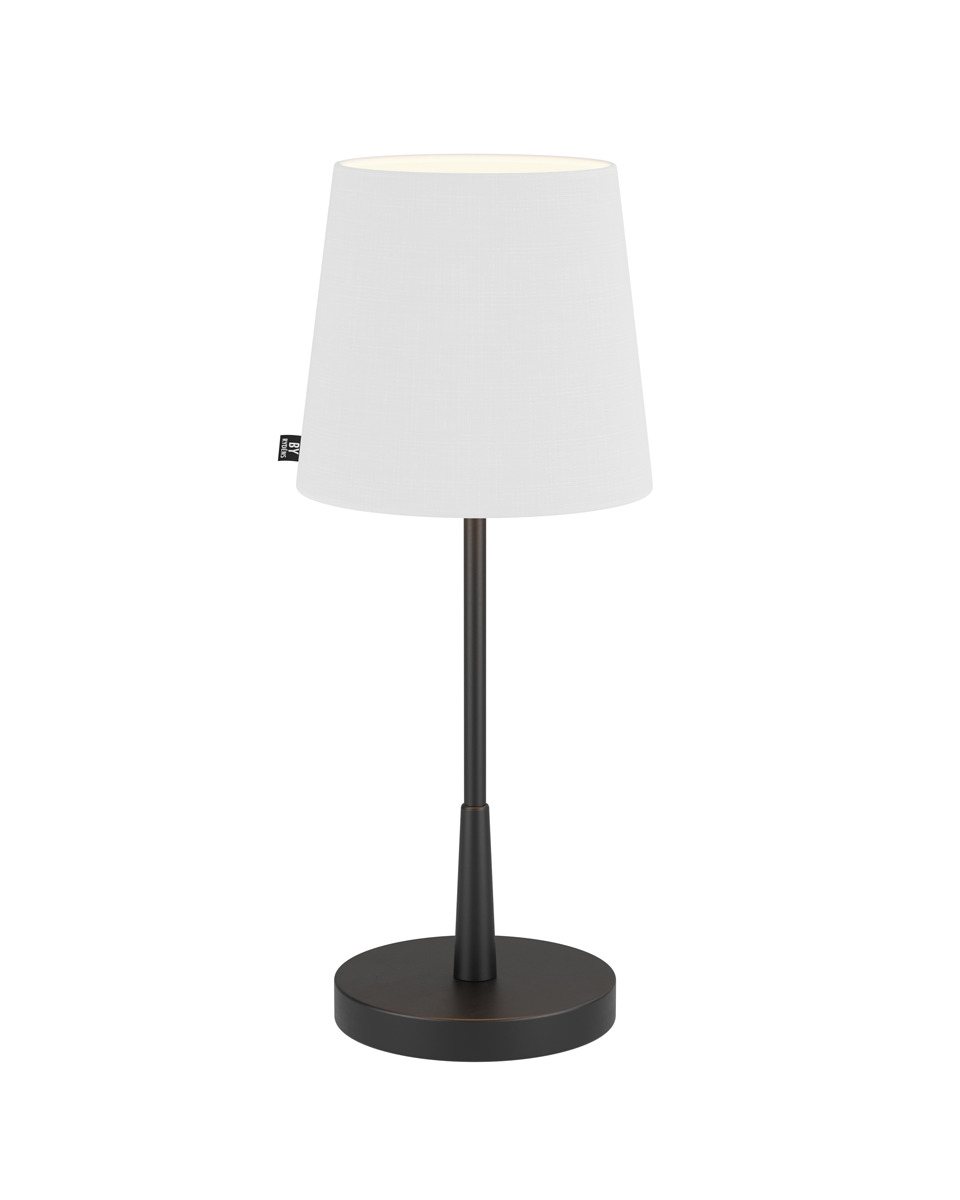 Lumi bordslampa H48,5 cm matt svart/vit
