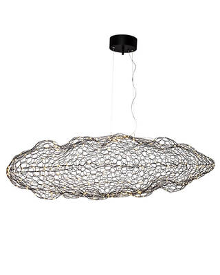 Hayden taklampa LED L115 cm svart matt