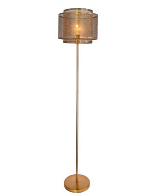 Hermine gulvlampe H157 cm matt messing