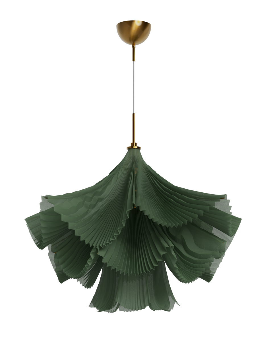 Juliette taklampa Ø75cm grön