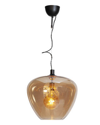 Bellissimo Grande taklampe Ø40 cm amber