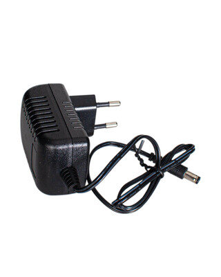 Plug-in trafo svart, rund plug 12vdc 1a (littera, Iris,Leon)