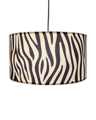 Zany Zebra taklampa Ø50 cm svart/vit