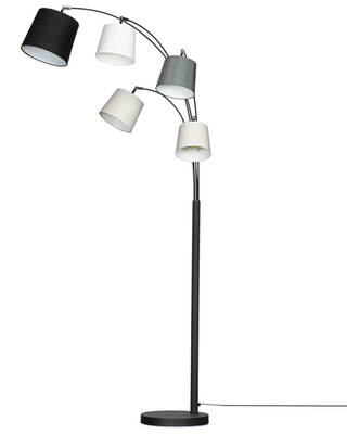 Foggy gulvlampe 5-låg H200 cm sandsort