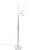 Orlando golvlampa krom/vit