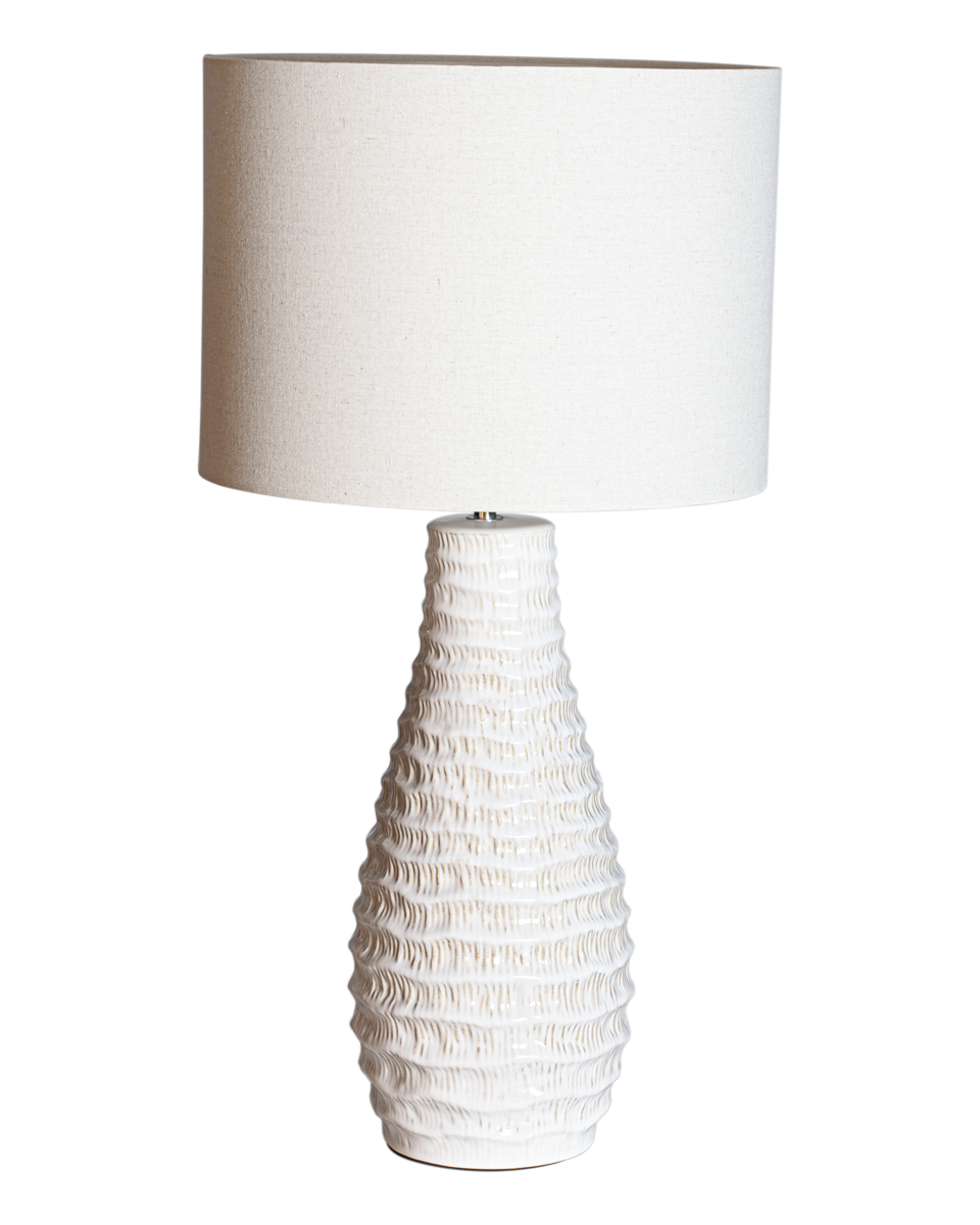 Bartha bordslampa H74 cm creme/beige