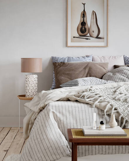 Fiore bordlampe H54 cm beige | By Rydéns