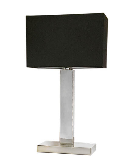 Kaufen Sie Prime Tischlampe H47cm Chrom Schwarzer Schirm online – Schnelle Lieferung