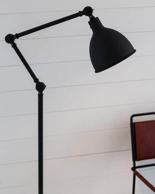 Bazar gulvlampe sandsort