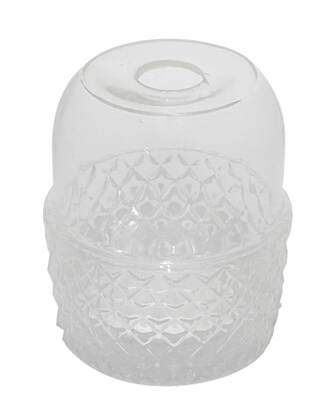 Reservglas Colon fönsterlampa transparent