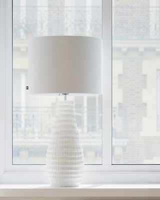 Batha bordlampe krem/beige