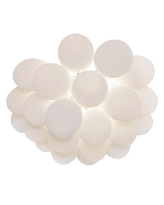Gross plafond Ø50 cm vit matt
