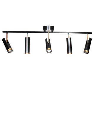 Puls Spotlight 5-lights black matt