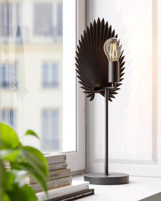 Aruba bordlampe matt sort