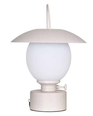 Castro Tischleuchte Sandbeige USB IP44